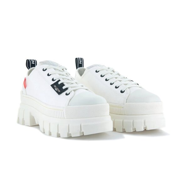 Palladium Revolt Lo TX Sneakers White Size 10 Women Chunky - Picture 1 of 13